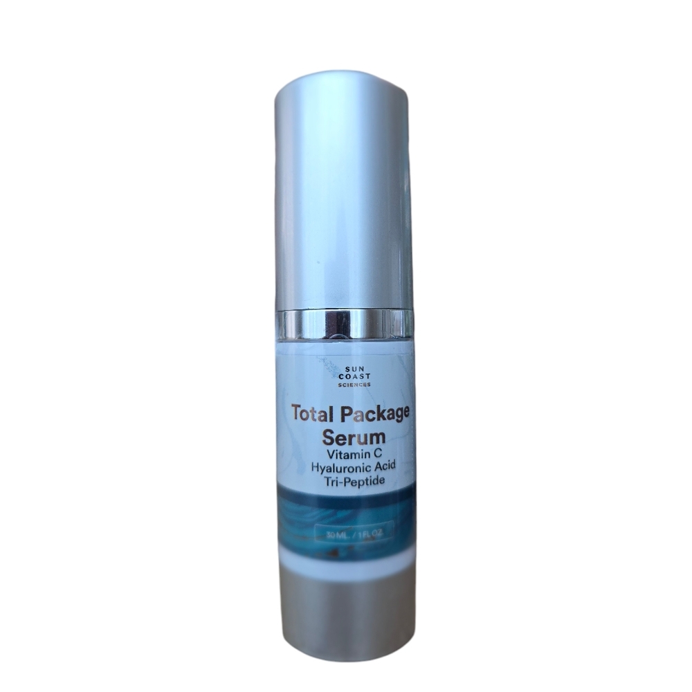 Sun Coast Total Package Serum, Vitamin C, hyaluronic acid face serum